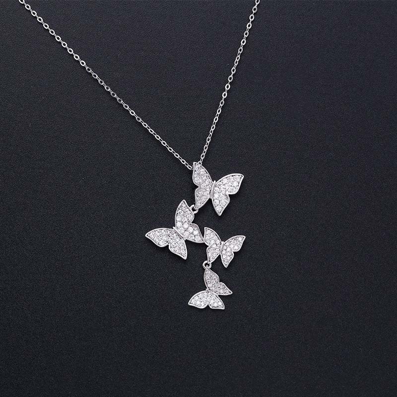 MISSFOX Butterfly Necklace Women Sliver Color Jewelry 2020 Women's Chain Around The Neck bijoux Femme 2020 For Best Friend Gift
MISSFOX Butterfly Necklace Women Sliver Color Jewelry 2020 Women's Chain Around The Neck bijoux Femme 2020 For Best Friend Gift