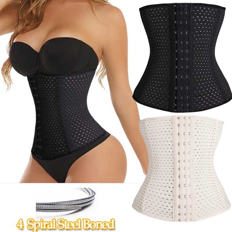 Waist Trainer Belt Corsets Slimming Belt Steel Boned Body Shaper Women Postpartum Band Fitness Shapewear Sheath cinta modeladora, Beige
Waist Trainer Belt Corsets Slimming Belt Steel Boned Body Shaper Women Postpartum Band Fitness Shapewear Sheath cinta modeladora, Beige