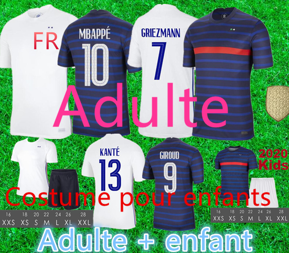 2020 2021 2 Stars maillot equipe de Adult children kids suit GRIEZMANN MBAPPE POGBA soccer jerseys football jersey Maillot de foot shirts, Adult mens
2020 2021 2 Stars maillot equipe de Adult children kids suit GRIEZMANN MBAPPE POGBA soccer jerseys football jersey Maillot de foot shirts, Adult mens