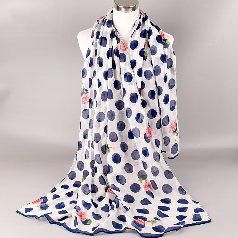 Scarves 180-90CM Woman Scarf Autumn Dot Wave Point Printed Voile Soft Neckerchief Kerchief Fashion Orthopedic Shawl Mrs Muffler
Scarves 180-90CM Woman Scarf Autumn Dot Wave Point Printed Voile Soft Neckerchief Kerchief Fashion Orthopedic Shawl Mrs Muffler