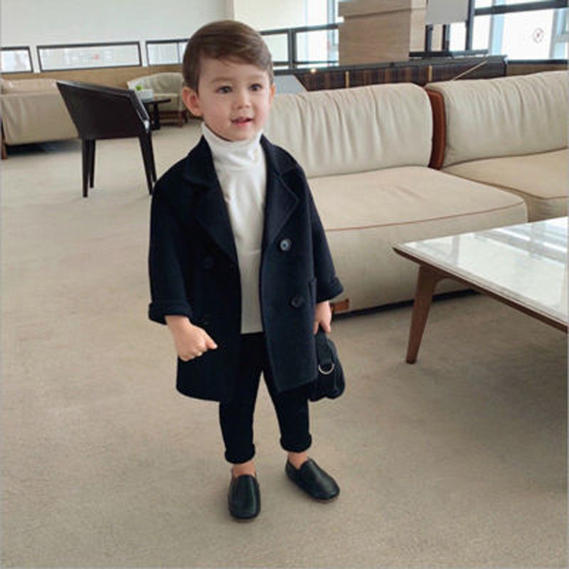 Autumn Teenage Boys Wool Coats Korean Long Style Plaid Windbreaker Double-breasted Trench Outerwear Children Coat Kids Jackets, Khaki
Autumn Teenage Boys Wool Coats Korean Long Style Plaid Windbreaker Double-breasted Trench Outerwear Children Coat Kids Jackets, Khaki