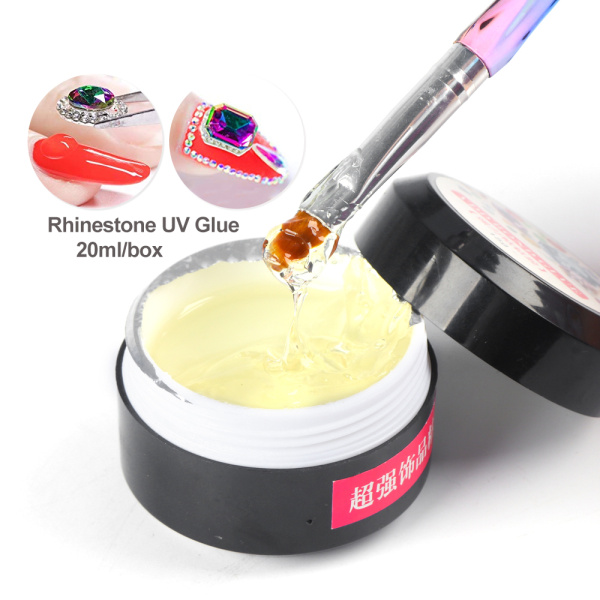 Nail Art Kits Rhinestone Glue Kit Super Sticky Decoration Gem Adhesive UV Gel For Jewels Beads Manicure Polish LA1826