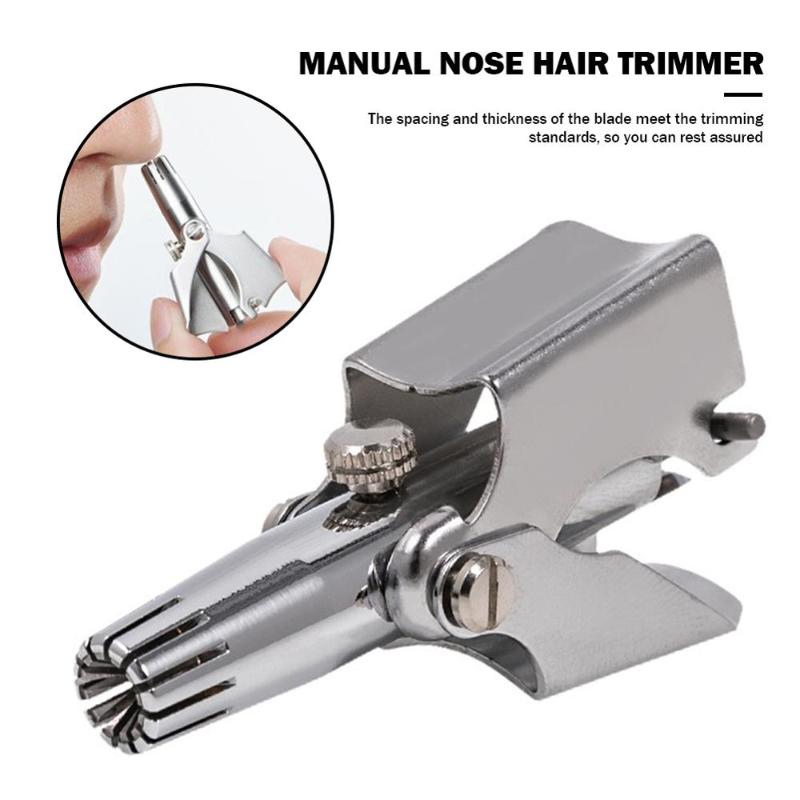 Washable Manual Nose Hair Trimmer Stainless Steel Nasal Ear Hair Shaver Face Care For Man Woman Washable Device dropshipping
Washable Manual Nose Hair Trimmer Stainless Steel Nasal Ear Hair Shaver Face Care For Man Woman Washable Device dropshipping