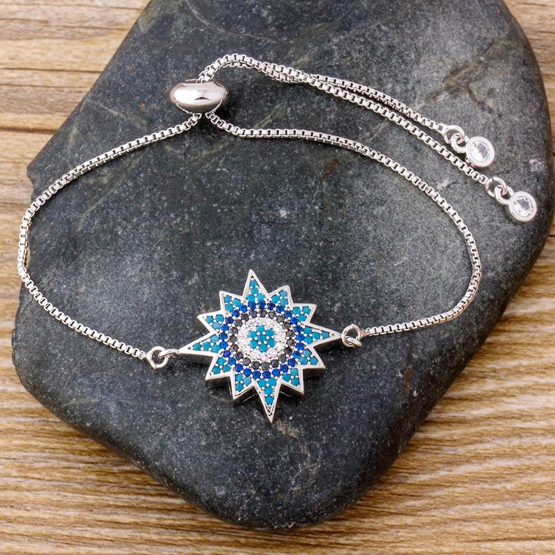 Hot Sale Unique Design Sun Flower Charm Bracelets For Women Girl Adjustable Copper Chain CZ Bracelet & Bangle Femme Bijoux
Hot Sale Unique Design Sun Flower Charm Bracelets For Women Girl Adjustable Copper Chain CZ Bracelet & Bangle Femme Bijoux