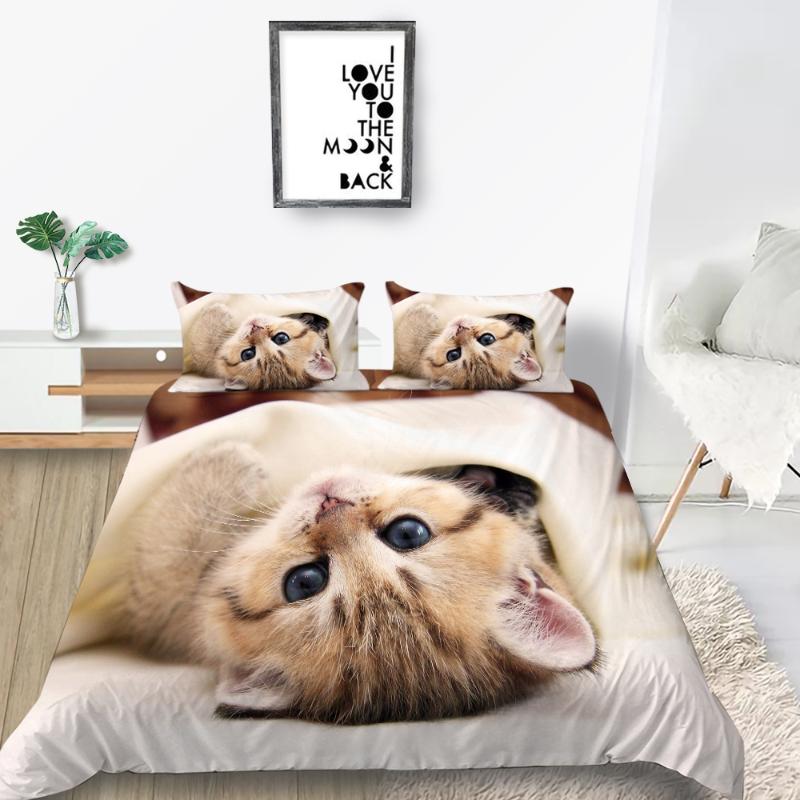3D Cat Bedding Set Pet Series Cute Comfortable Duvet Cover For Kids Queen King Full Single Double Unique Design Bed Set, Style 11
3D Cat Bedding Set Pet Series Cute Comfortable Duvet Cover For Kids Queen King Full Single Double Unique Design Bed Set, Style 11