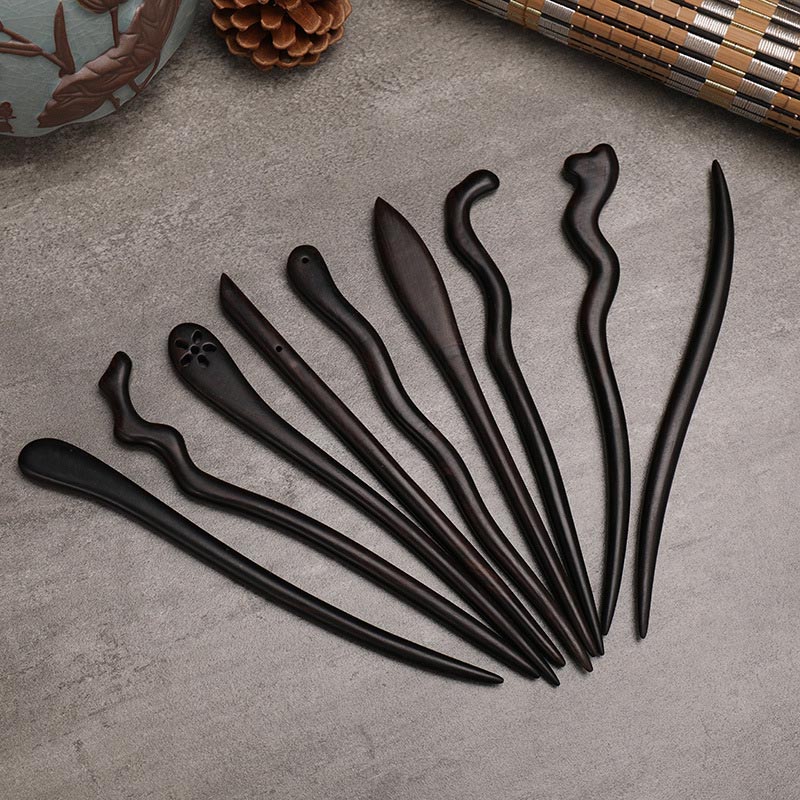 GETNOIVAS Classical Handmade Black Sandalwood Carving Hair Sticks Chinese Style Wooden Hair Pin Headdress Accessories SL
GETNOIVAS Classical Handmade Black Sandalwood Carving Hair Sticks Chinese Style Wooden Hair Pin Headdress Accessories SL