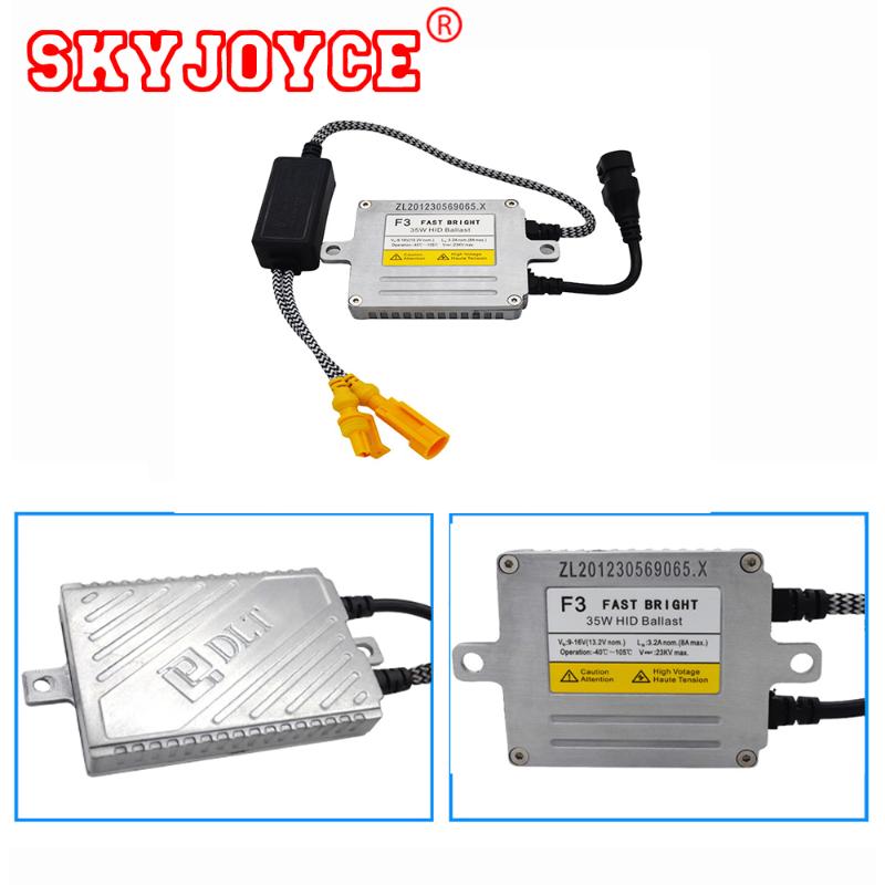 SKYJOYCE 35W DLT F3T HID Ballast Fast Bright Quick Start Original DLT F3T Xenon Ballast For Car Light Accessories 35W HID Kit
SKYJOYCE 35W DLT F3T HID Ballast Fast Bright Quick Start Original DLT F3T Xenon Ballast For Car Light Accessories 35W HID Kit