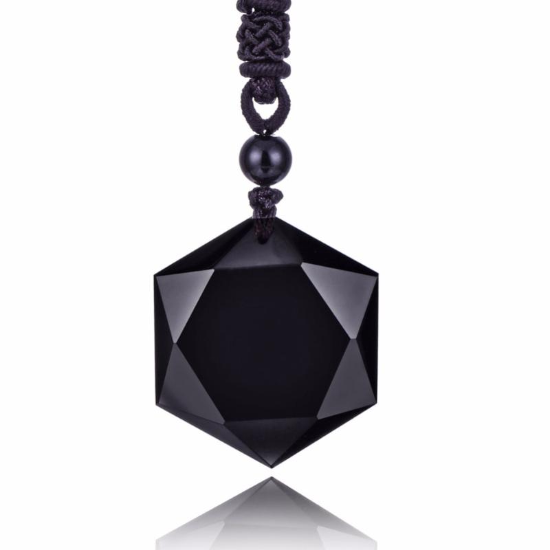 Druzy Unique Item Natural Obsidian Star Of David Pendant Pendulum Necklace Hexagram Star Healing Reiki Spiritual Energy
Druzy Unique Item Natural Obsidian Star Of David Pendant Pendulum Necklace Hexagram Star Healing Reiki Spiritual Energy