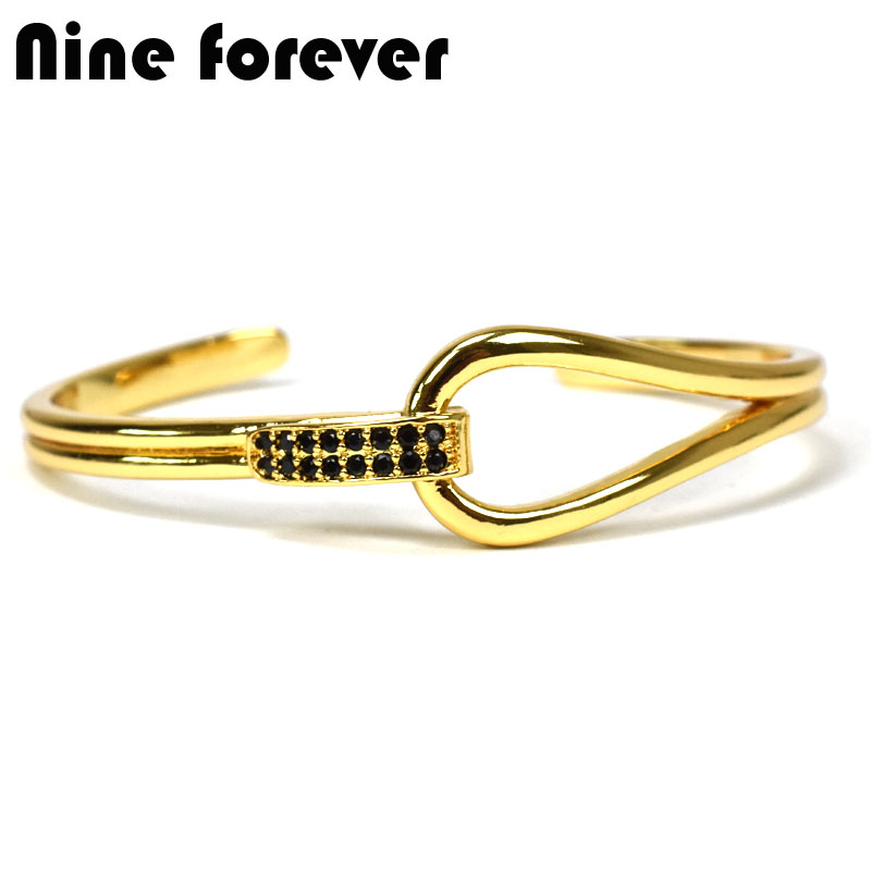 Nine forever men jewelry CZ bracelets & bangles for women pulseira masculina bileklik valentines day gift
Nine forever men jewelry CZ bracelets & bangles for women pulseira masculina bileklik valentines day gift