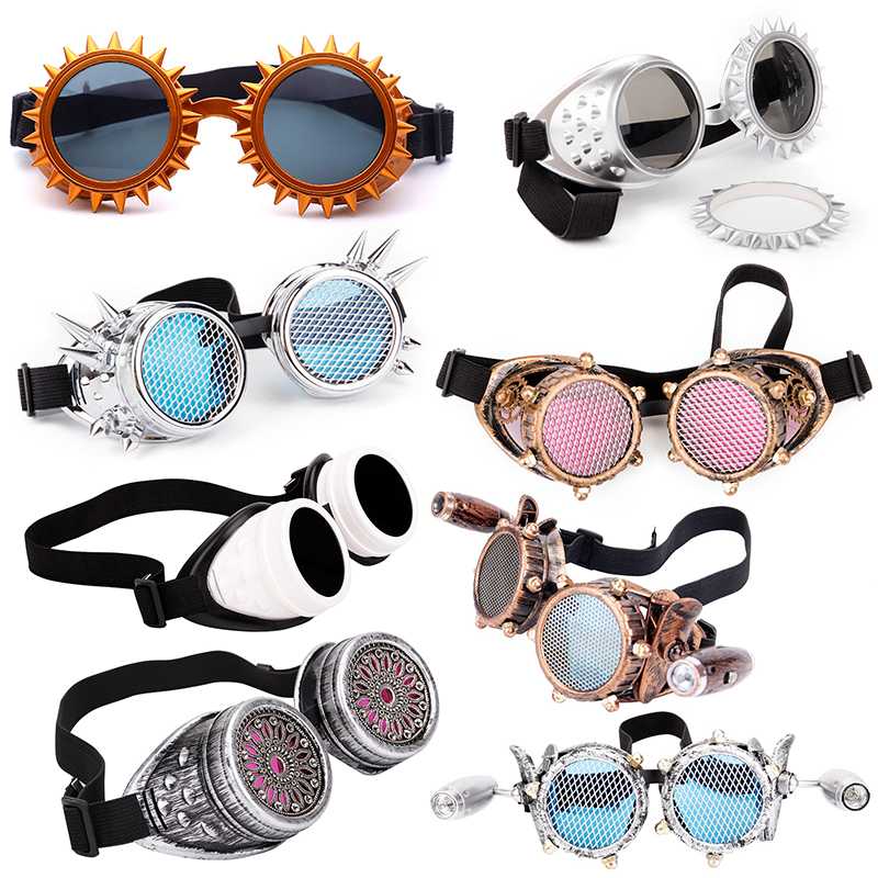 LELINTA Red Blue Lenses Steampunk Goggles With Fashion Desgin Rave Festival Party EDM Glasses Cosplay Punk Vintage Glass Eyewear
LELINTA Red Blue Lenses Steampunk Goggles With Fashion Desgin Rave Festival Party EDM Glasses Cosplay Punk Vintage Glass Eyewear