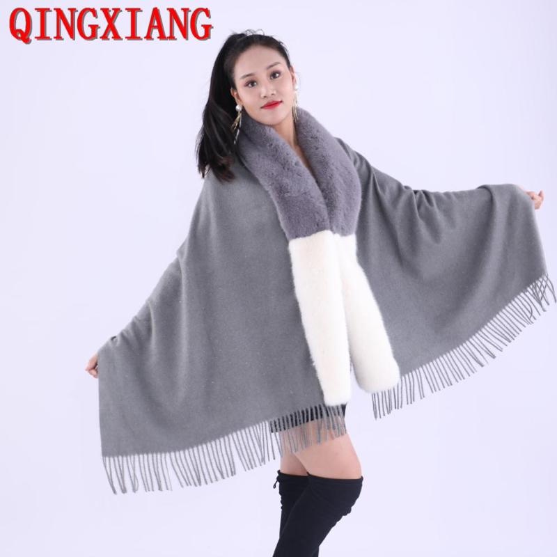 2020 Winter Women Big White Grey Faux Fur Long Collar Tassel Black Thick Scarf Warm Crystal Shawl Autumn Loose Coat
2020 Winter Women Big White Grey Faux Fur Long Collar Tassel Black Thick Scarf Warm Crystal Shawl Autumn Loose Coat