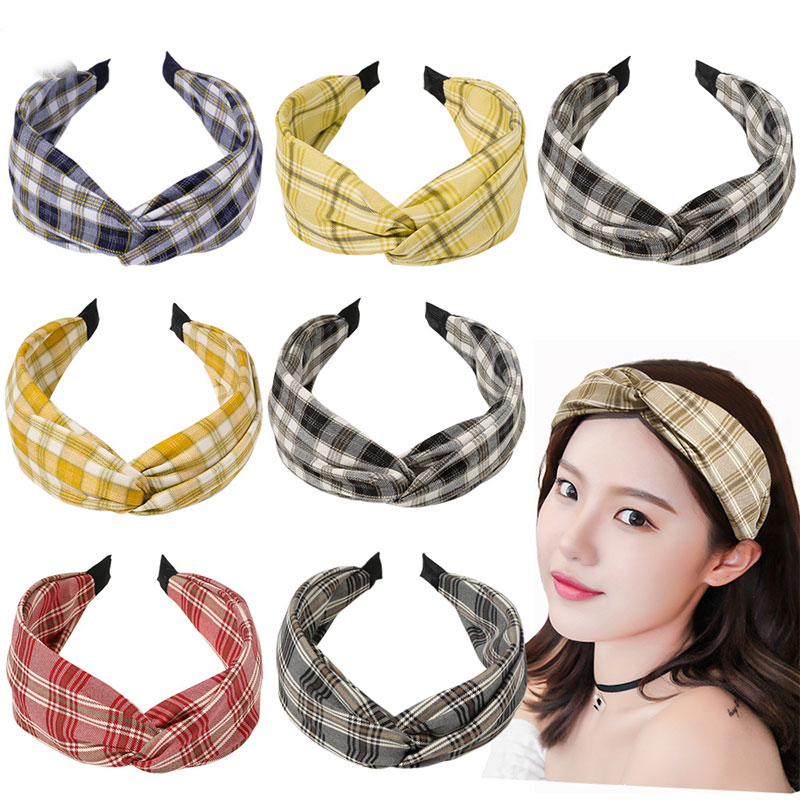2020 NEW Check Stripe Serie Headbands Cloth Fabric Middle Knotted Wide Side Head Hoop Makeup Wash Face Women Hair Accessories
2020 NEW Check Stripe Serie Headbands Cloth Fabric Middle Knotted Wide Side Head Hoop Makeup Wash Face Women Hair Accessories