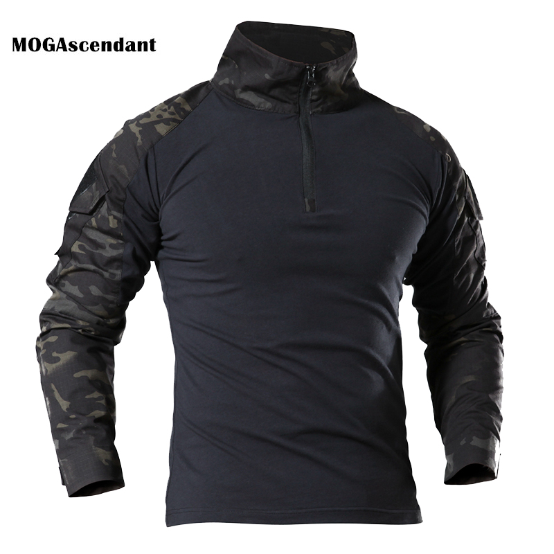 Breathab Camouflage Shirt Men' Cotton Long Sleeve Special Forces Army Tactical Shirt Solider Squad Army Outwear Shirts, Black sanke
Breathab Camouflage Shirt Men' Cotton Long Sleeve Special Forces Army Tactical Shirt Solider Squad Army Outwear Shirts, Black sanke