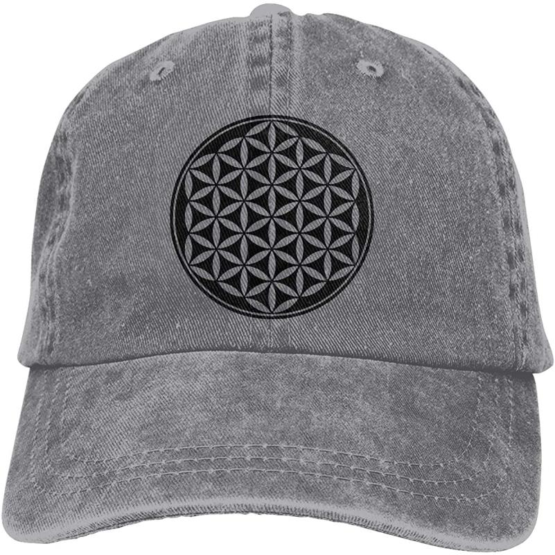 

Sacred Geometry Symbol Unisex Soft Casquette Cap Vintage Adjustable Baseball Caps, Black