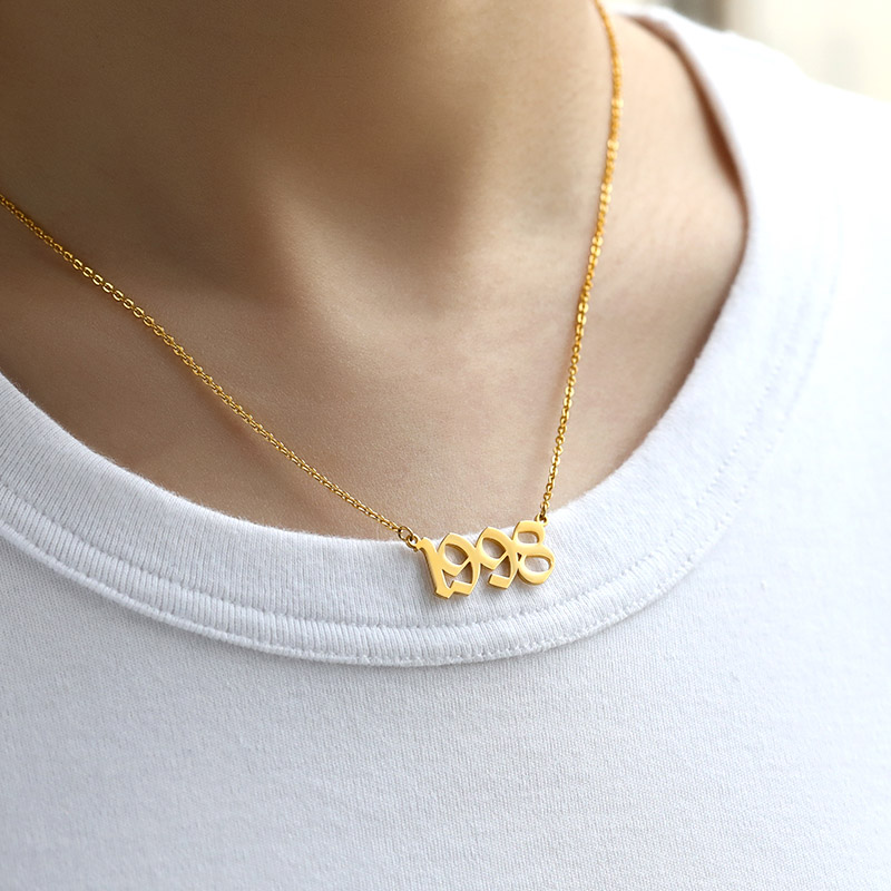 Birth Year Necklaces For Women Gold Chain Anniversary Necklace Jewelry 1993 1994 1995 1996 1997 1998 Birthday Wedding Date Gift
Birth Year Necklaces For Women Gold Chain Anniversary Necklace Jewelry 1993 1994 1995 1996 1997 1998 Birthday Wedding Date Gift