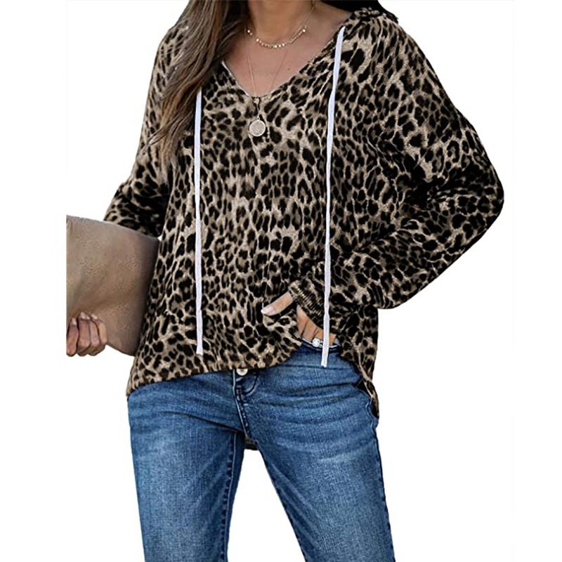Women Sweatshirt Leopard Printed Hoodies Women Clothing Long Sleeve Top Hoooded Sweatshirts Streetwear Autumn Female Sweatshirt, As pic 
Women Sweatshirt Leopard Printed Hoodies Women Clothing Long Sleeve Top Hoooded Sweatshirts Streetwear Autumn Female Sweatshirt, As pic