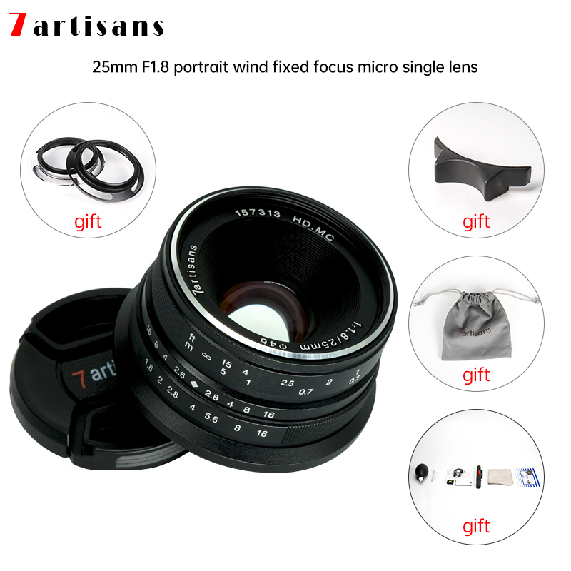 7artisans 25mm F1.8 Prime Lens for Sony E Mount /Fujifilm/Canon EOS-M Mout Micro 4/3 Cameras A7 A7II A7R Free Shipping
7artisans 25mm F1.8 Prime Lens for Sony E Mount /Fujifilm/Canon EOS-M Mout Micro 4/3 Cameras A7 A7II A7R Free Shipping