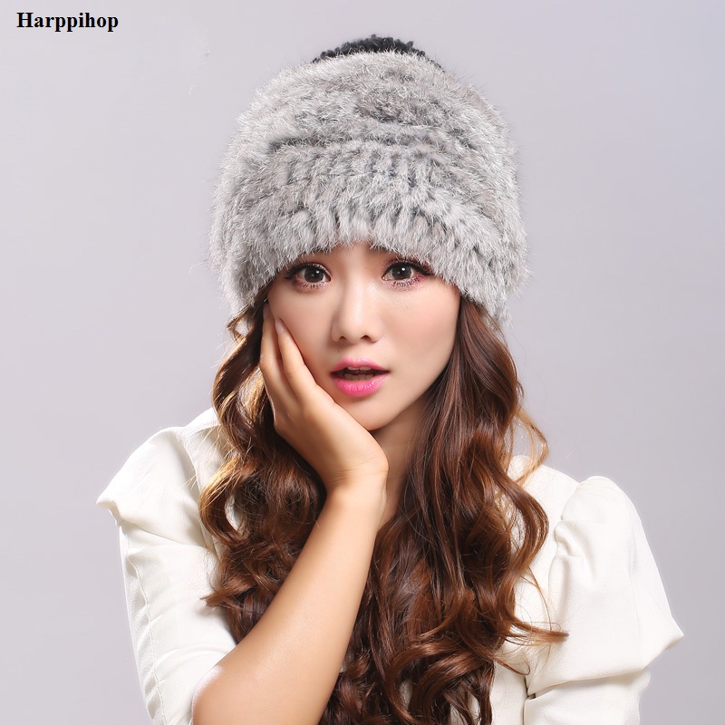 Harppihop Fur hot real fur pom poms wool knitted hat Skullies winter hat for women girls feminino beanies
Harppihop Fur hot real fur pom poms wool knitted hat Skullies winter hat for women girls feminino beanies