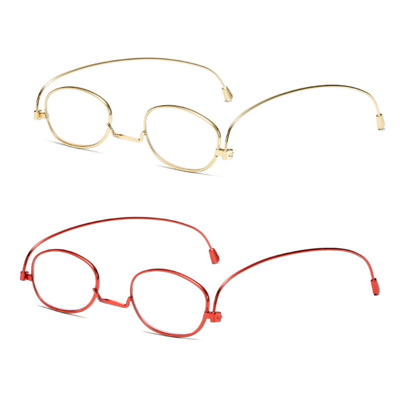 Portable Anti-blue Reading Glasses Super Thin Personality Metal Folding Eyewear Resist Fatigue Hyperopia With Glasses Pocket
Portable Anti-blue Reading Glasses Super Thin Personality Metal Folding Eyewear Resist Fatigue Hyperopia With Glasses Pocket