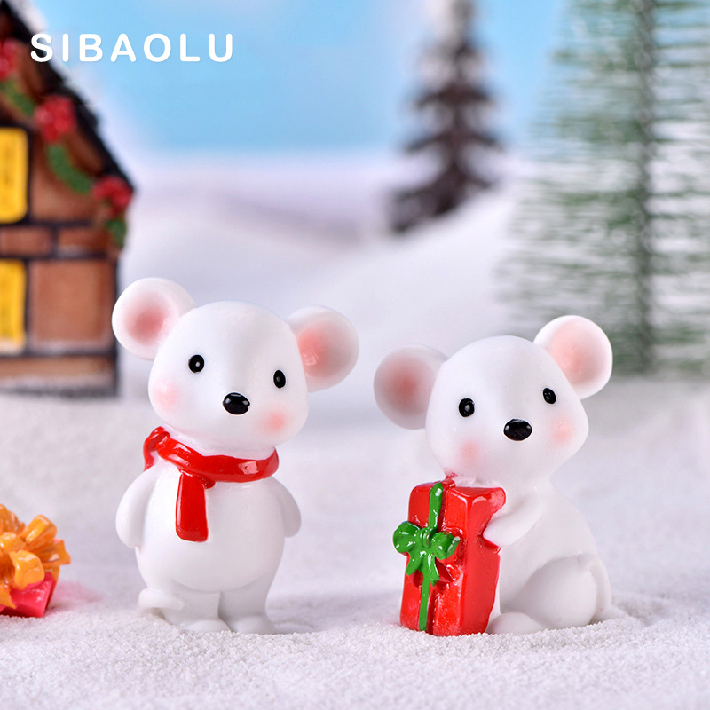 Christmas Mouse Red White Mouse Mini cartoon Figurine Dollhouse cake home decor miniature fairy garden decoration accessories
Christmas Mouse Red White Mouse Mini cartoon Figurine Dollhouse cake home decor miniature fairy garden decoration accessories