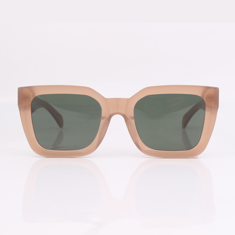Nude Translucent Tinted Sunglasses Chunky Square Frame Women Eye Wear Green Lens, White;black
Nude Translucent Tinted Sunglasses Chunky Square Frame Women Eye Wear Green Lens, White;black