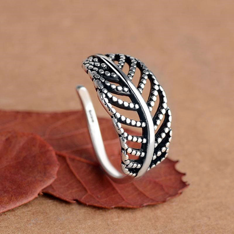 Bohemian Retro Leaf Rings Fashion Women's Wedding Adjustable Ring Accessories Charming Jewelry Girl Gift 
Bohemian Retro Leaf Rings Fashion Women's Wedding Adjustable Ring Accessories Charming Jewelry Girl Gift