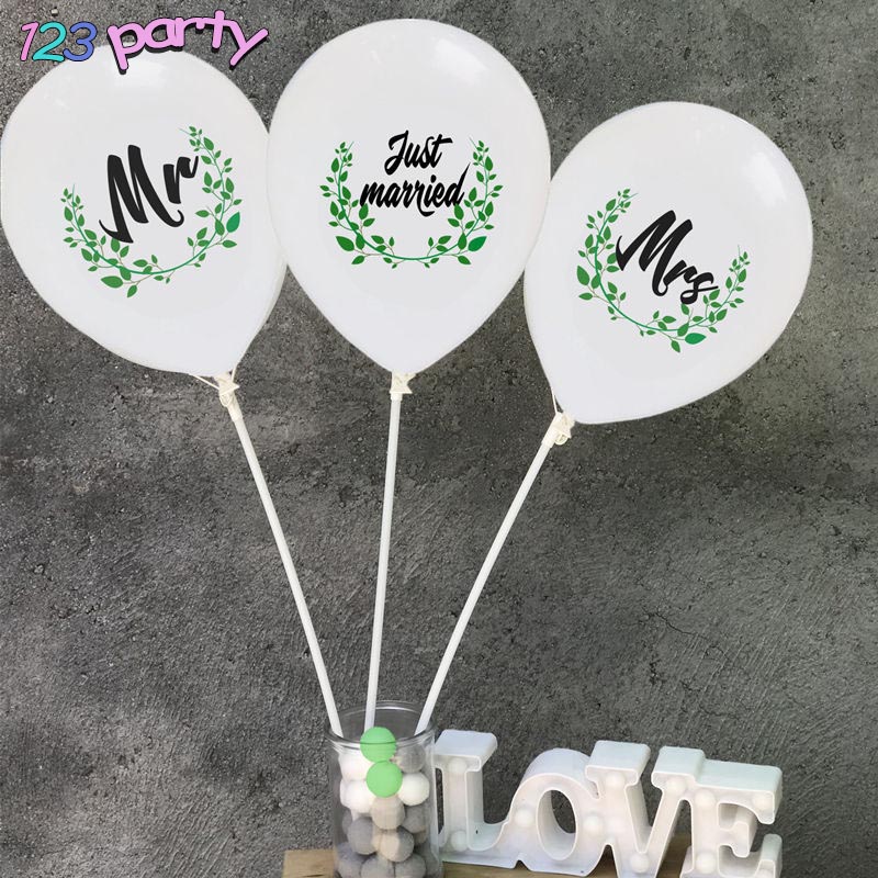 10pcs 12inch Just Married Mr & Mrs latex balloon set Wedding decoration balloon she said yes balloons Decoration Party Supplies
10pcs 12inch Just Married Mr & Mrs latex balloon set Wedding decoration balloon she said yes balloons Decoration Party Supplies