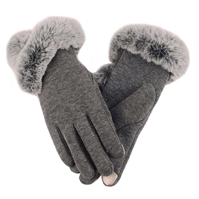 VIIANLES Touched Screen Glove Winter Mittens Warm Women Fashion Faux Fur Wrist Gloves Knitted Guantes Female Solid Mitten
VIIANLES Touched Screen Glove Winter Mittens Warm Women Fashion Faux Fur Wrist Gloves Knitted Guantes Female Solid Mitten