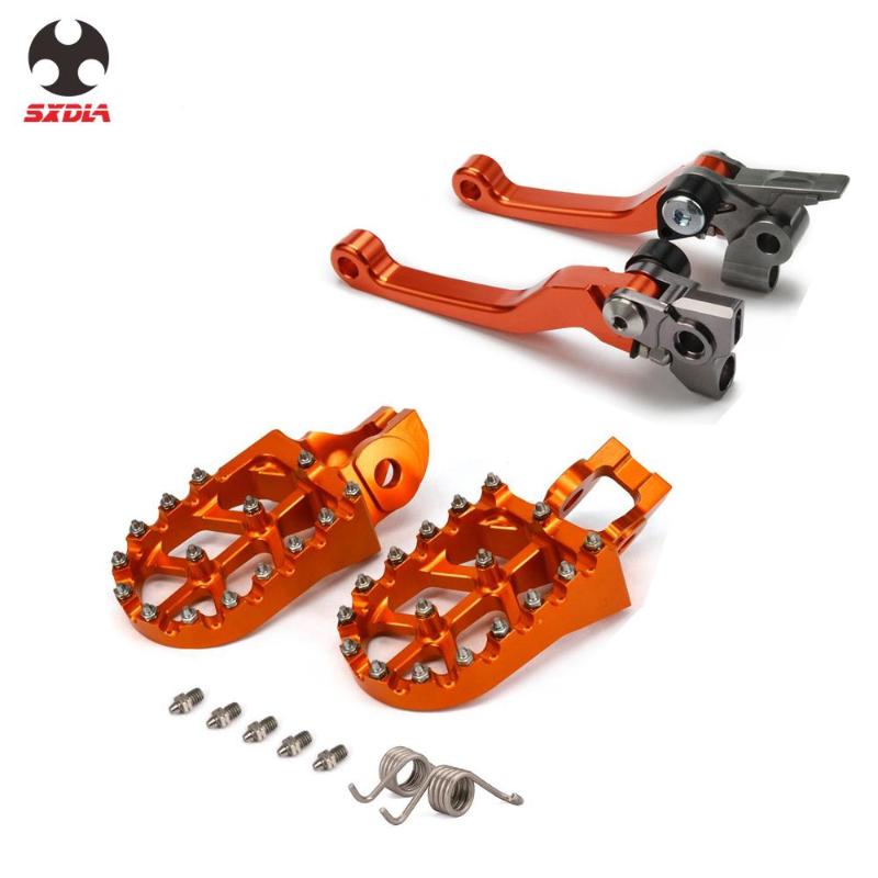 Motorcycle Foot Pegs Footrests Footpegs Brake Clutch Lever Set For XCW SXF SX XCF EXCF XC 125 150 250 300 350 450 500
Motorcycle Foot Pegs Footrests Footpegs Brake Clutch Lever Set For XCW SXF SX XCF EXCF XC 125 150 250 300 350 450 500