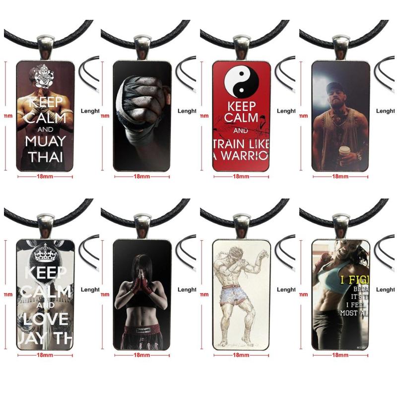 For Unisex Party Gift Glass Pendant Necklace Handmade Half Pendant Rectangle Necklace Keep Calm And Do Muay Thai
For Unisex Party Gift Glass Pendant Necklace Handmade Half Pendant Rectangle Necklace Keep Calm And Do Muay Thai
