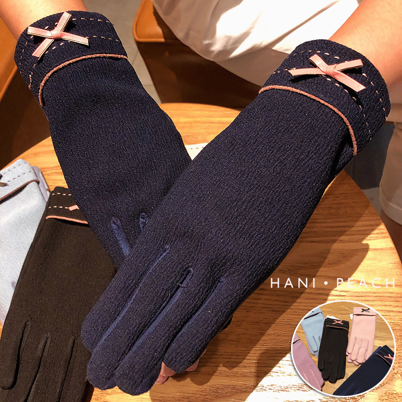 Korean version plus velvet gloves winter new temperament ladies gloves cute bow student thickened points
Korean version plus velvet gloves winter new temperament ladies gloves cute bow student thickened points