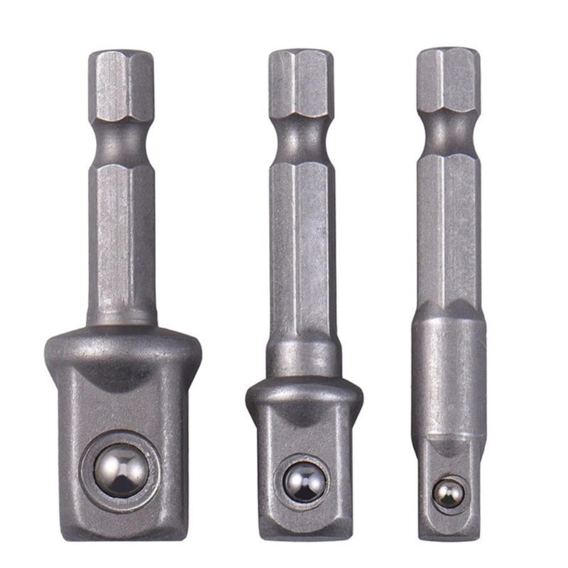 3pcs/set Chrome Vanadium Steel Socket Adapter Hex Shank to Square Extension Drill tightly Bits Bar Hex Set Tools
3pcs/set Chrome Vanadium Steel Socket Adapter Hex Shank to Square Extension Drill tightly Bits Bar Hex Set Tools