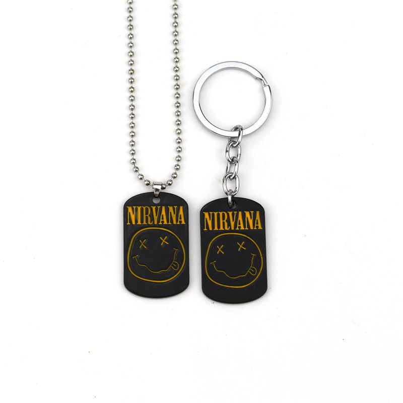 Keychains Classic NIRVANA Keychain Rock Band Unplug Key Chain Keyring Pendant Necklace
Keychains Classic NIRVANA Keychain Rock Band Unplug Key Chain Keyring Pendant Necklace