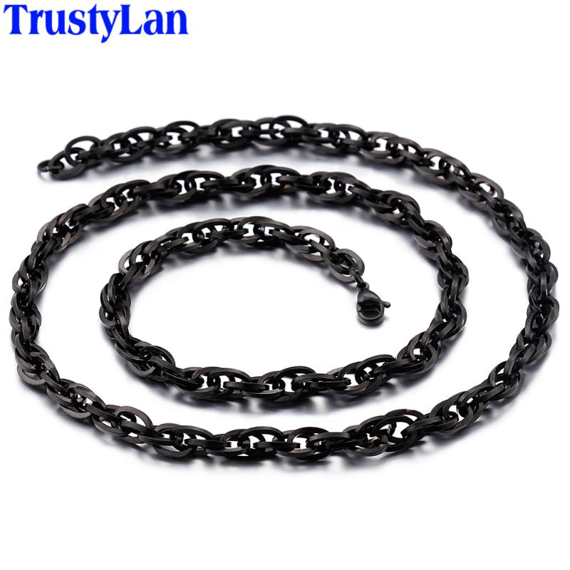 Men's Curb Chain Link Black Stainless Steel Long Necklace Male Mens Massive Jewelry Accessories Gift Jewellery Present For Man
Men's Curb Chain Link Black Stainless Steel Long Necklace Male Mens Massive Jewelry Accessories Gift Jewellery Present For Man