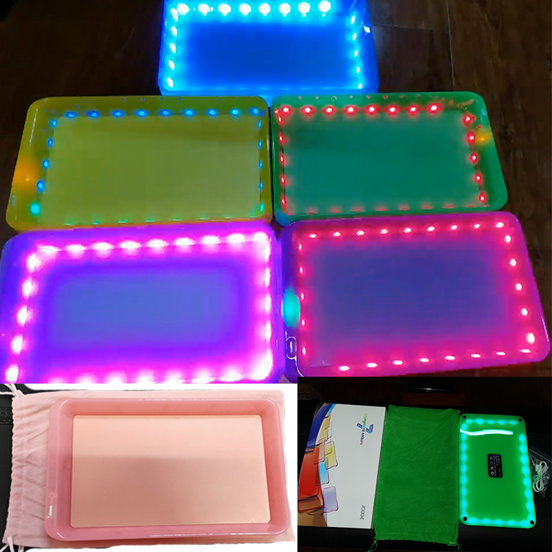 LED Rolling Tray Silicone Tobacco 24.5x14.5cm Hand Roller Roll Trays Pure Color Case rechargeable glow tray Plate Smoking
LED Rolling Tray Silicone Tobacco 24.5x14.5cm Hand Roller Roll Trays Pure Color Case rechargeable glow tray Plate Smoking