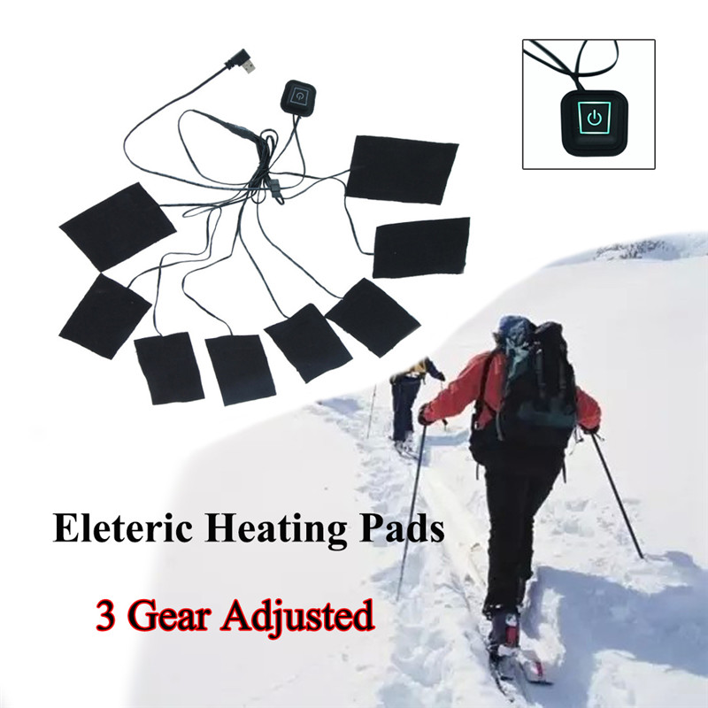 1 Set USB Electric Heated Jacket Heating Pad Outdoor Themal Warm Winter Heating Vest Pads Hiking Apparel 2020
1 Set USB Electric Heated Jacket Heating Pad Outdoor Themal Warm Winter Heating Vest Pads Hiking Apparel 2020