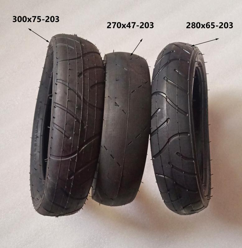 Size 270x47-203 Tyre 280x65-203 300x75-203 Inner and Outer Tyre Fits for Children's Tricycle Baby Trolley Pneumatic Tire
Size 270x47-203 Tyre 280x65-203 300x75-203 Inner and Outer Tyre Fits for Children's Tricycle Baby Trolley Pneumatic Tire