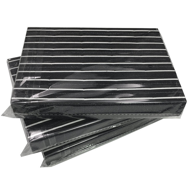 200pcs/lot Nail Buffer Double-sided Small Mini Nail Buffer Block Black Disposable Professional Manicure Pedicure