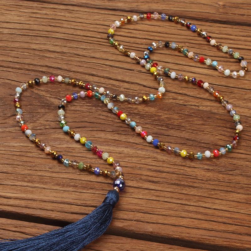 Boho Long Tassel Statement Necklace Women Ethnic Colorful Crystal Stone Beads Pendant Necklace Bohemian Handmade Jewelry Gift
Boho Long Tassel Statement Necklace Women Ethnic Colorful Crystal Stone Beads Pendant Necklace Bohemian Handmade Jewelry Gift