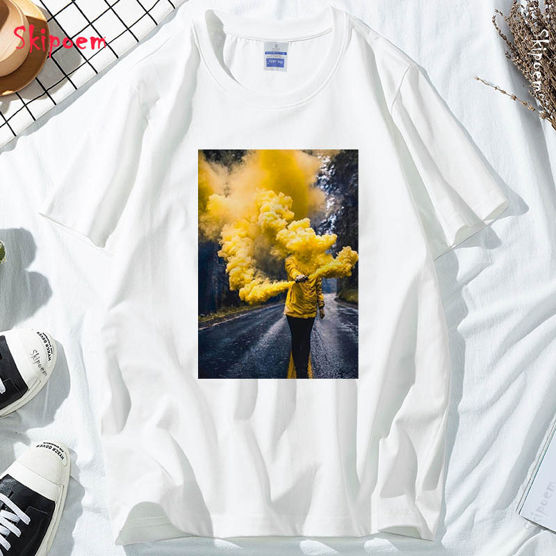 Smoke Photography Women Tshirt Harajuku Aesthetic Tumblr Kawaii Korean Style Skipoem Cotton Plus Size Tee Shirt Femme Top Tees
Smoke Photography Women Tshirt Harajuku Aesthetic Tumblr Kawaii Korean Style Skipoem Cotton Plus Size Tee Shirt Femme Top Tees