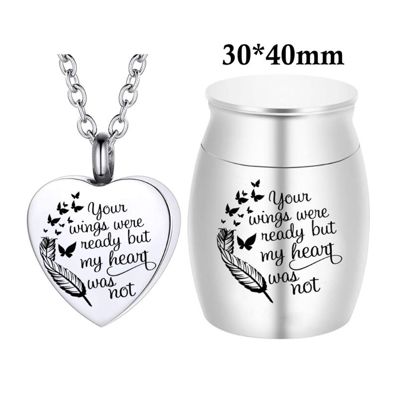 Heart Shape Ashes Holder Sweet Pendant Necklace with Cremation Urns Set of 2 Fashion Keepsake Urn Necklace Design Jewelry
Heart Shape Ashes Holder Sweet Pendant Necklace with Cremation Urns Set of 2 Fashion Keepsake Urn Necklace Design Jewelry