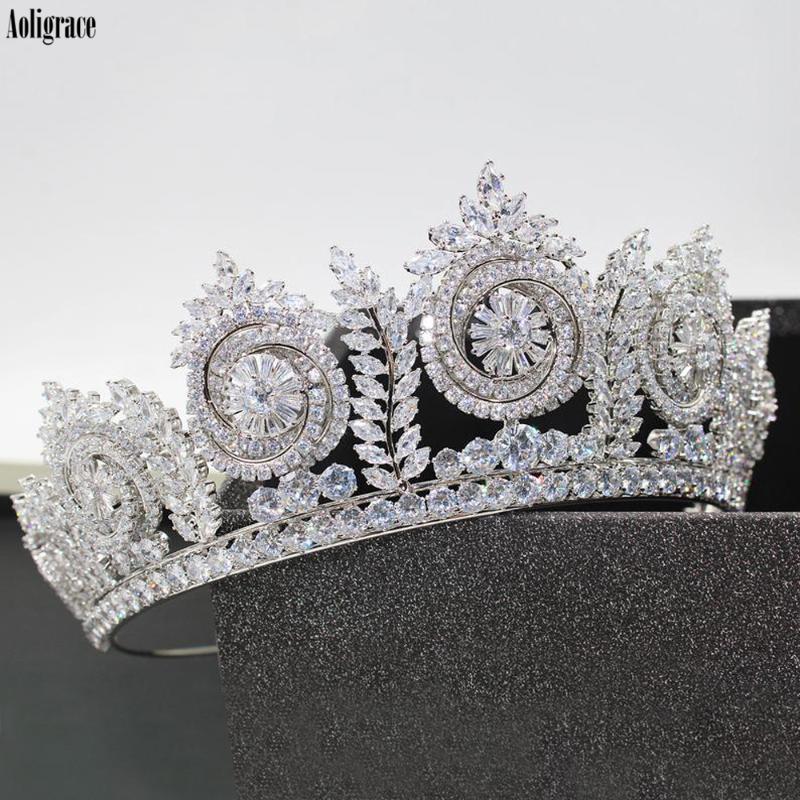 Women Wedding CZ Cubic Zirconia Tiaras and Crowns for Bride Prom Quinceanera Party Hair Zircon Headpiece Bridal Accessories
Women Wedding CZ Cubic Zirconia Tiaras and Crowns for Bride Prom Quinceanera Party Hair Zircon Headpiece Bridal Accessories