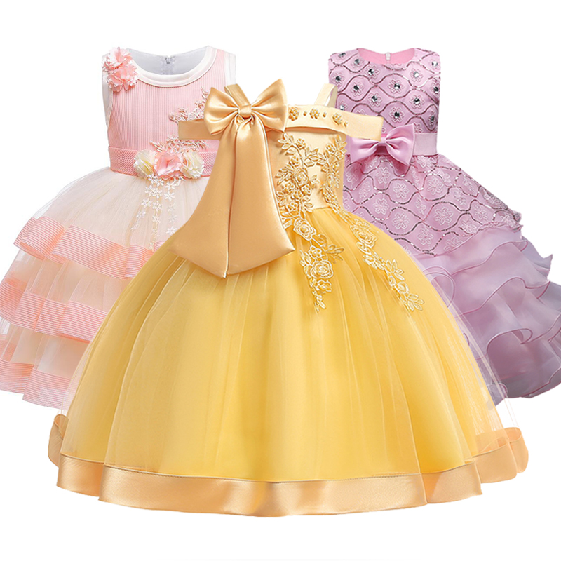 New Christmas Party Dresses For Girls,Girls Dresses Summer, New Year For Grils Clothes Flowers Princess Clothing, White4
New Christmas Party Dresses For Girls,Girls Dresses Summer, New Year For Grils Clothes Flowers Princess Clothing, White4