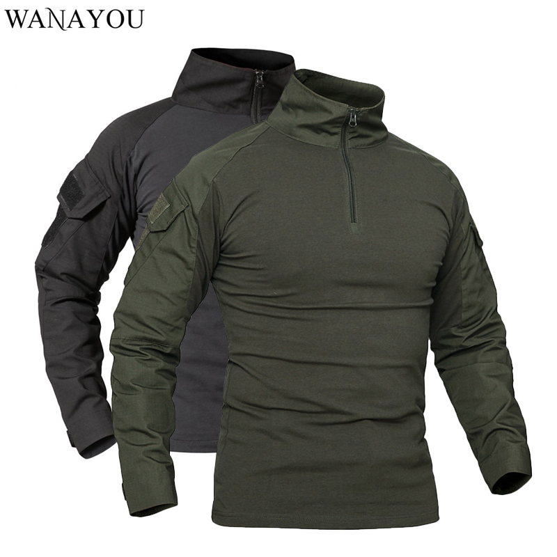 WANAYOU Men Outdoor Tactical T-Shirts Camouflage Long Sleeve Sports Shirts Breathable Hunting Climbing Fishing T Shirt, Cp
WANAYOU Men Outdoor Tactical T-Shirts Camouflage Long Sleeve Sports Shirts Breathable Hunting Climbing Fishing T Shirt, Cp