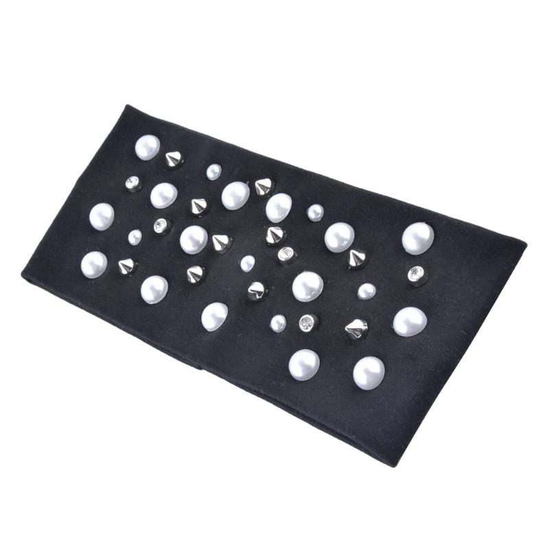 Women Daily Plain Accessories Girls Fashion Pearl Studded Wide Side Stretch Hair Band Flat Elastic Headband Knitted
Women Daily Plain Accessories Girls Fashion Pearl Studded Wide Side Stretch Hair Band Flat Elastic Headband Knitted