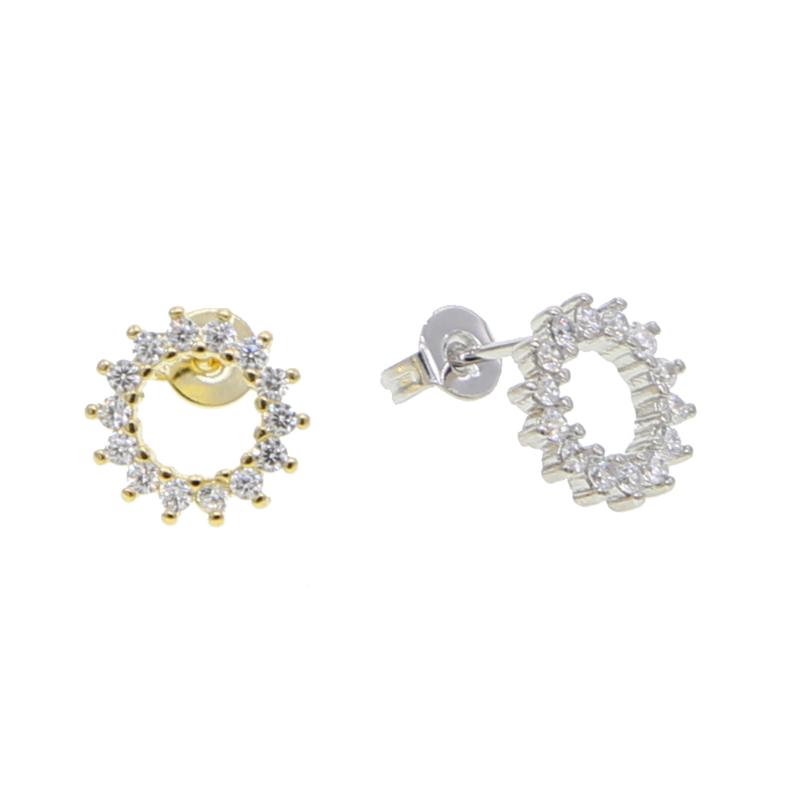 Hot New Style Fashion Classic Shiny Sunflowers Zircon Stud Earrings Screwback Sawtooth Pericing Earrings For Women Girls
Hot New Style Fashion Classic Shiny Sunflowers Zircon Stud Earrings Screwback Sawtooth Pericing Earrings For Women Girls