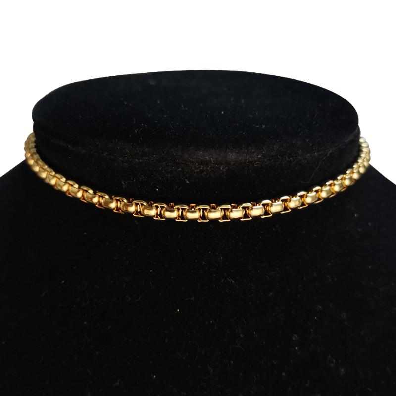 Punk Clavicle Short Choker Necklace Collar Statement Hip Hop Gold Color Stainless Steel 35+5cm Neck Chains For Men Women Jewelry
Punk Clavicle Short Choker Necklace Collar Statement Hip Hop Gold Color Stainless Steel 35+5cm Neck Chains For Men Women Jewelry