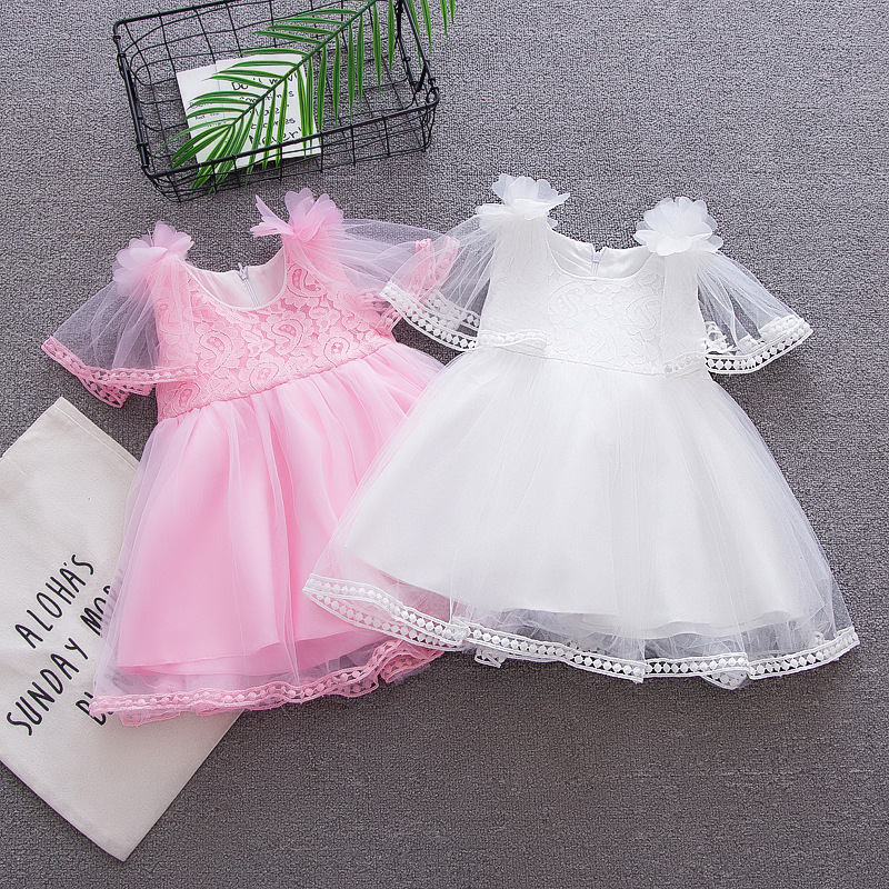 Baby Princess Flower Lace Dress Cute Princess Party Birthday Dress Summer Kids Clothes Baby Girl Christening Gowns Tutu Dresses, White
Baby Princess Flower Lace Dress Cute Princess Party Birthday Dress Summer Kids Clothes Baby Girl Christening Gowns Tutu Dresses, White