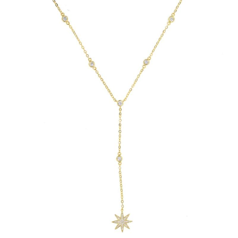 north star charm cz station lariat Y necklace 3 colors CZ gorgeous modern women jewelry
north star charm cz station lariat Y necklace 3 colors CZ gorgeous modern women jewelry