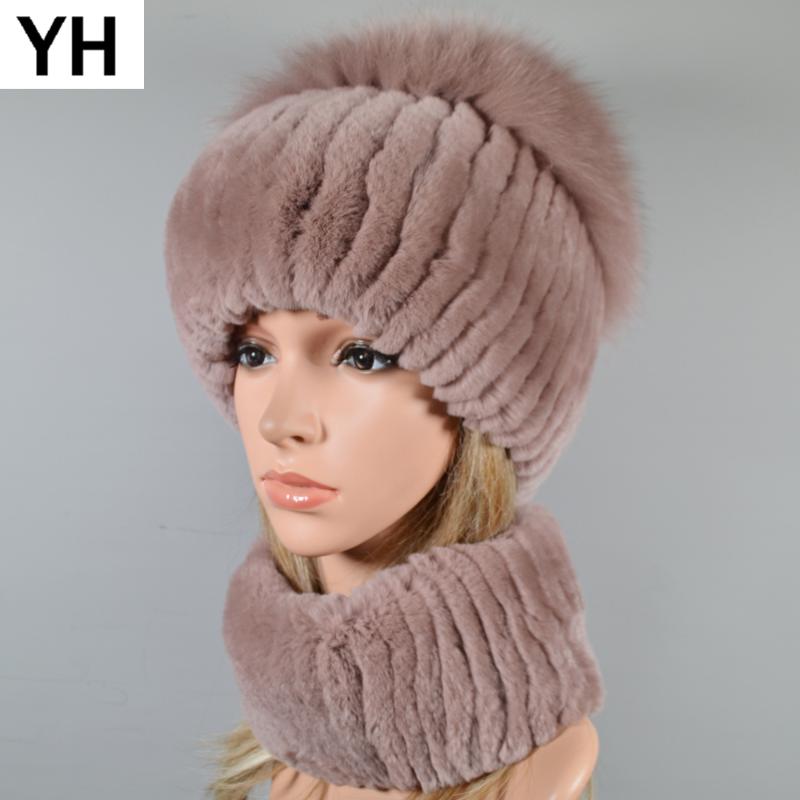 Fashion Women 2 Pieces Sets Knitted Elastic Real Fur Hat Scarf Rex Fur Cap Scarves Natural Rex Shawl Hats
Fashion Women 2 Pieces Sets Knitted Elastic Real Fur Hat Scarf Rex Fur Cap Scarves Natural Rex Shawl Hats